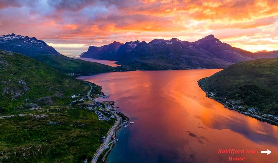 Kaldfjord Sea House Villa Tromso Exterior photo